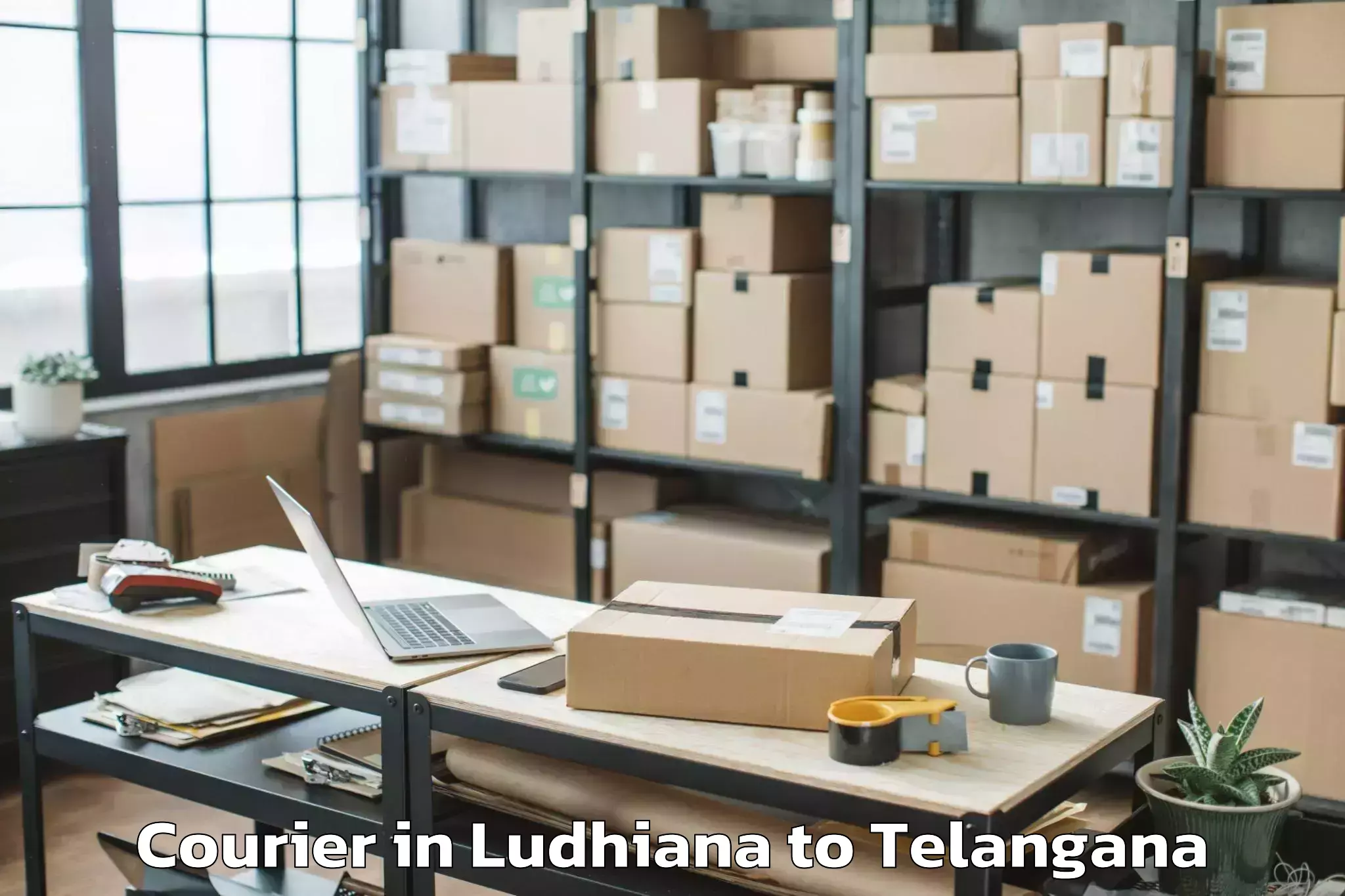 Book Ludhiana to Maredpalle Courier